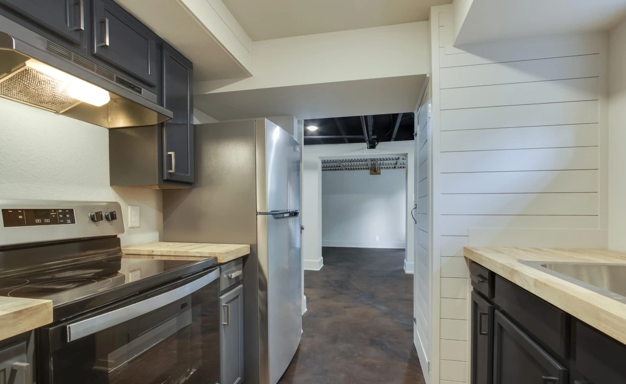 Dark Kitchen Remodel by Scruffy City Construction Inc. project photo