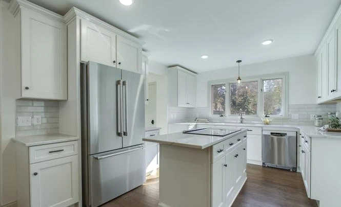 White Kitchen Remodel by Scruffy City Construction Inc. project photo 6